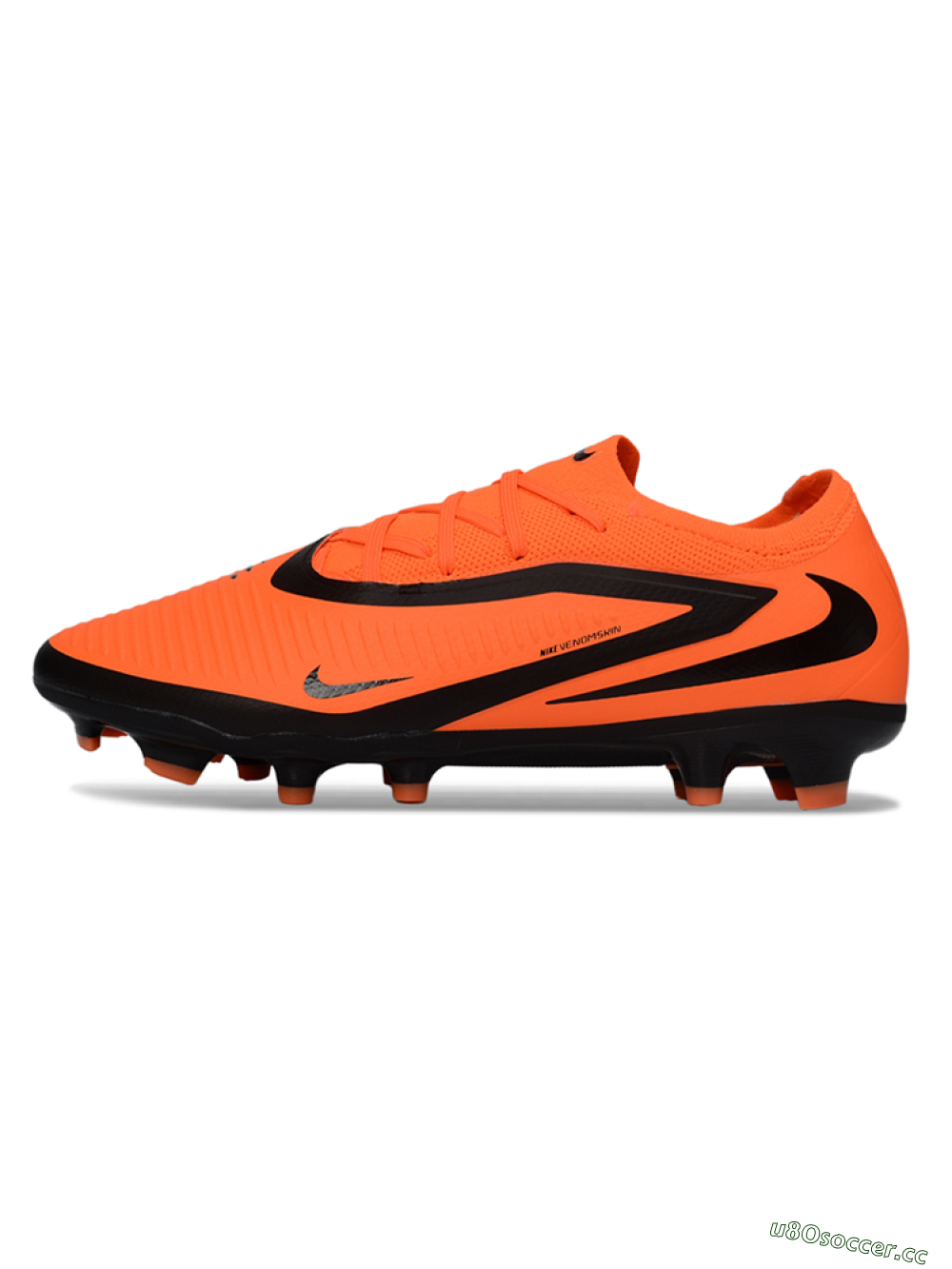Unisex Nike Phantom 6 Low Elite FG Firm Ground Low-Tops Football Boots - Orange/Electric Orange/Deep Black 0
