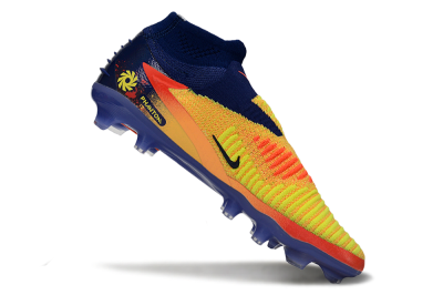 Men's Nike Phantom 6 High Elite FG Firm Ground High-Tops Football Boots - Yellow/Electric Sunrise/Night Sky