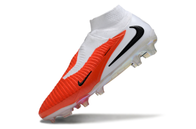 Unisex Nike Phantom 6 High Elite FG Firm Ground High-Tops Football Boots - Orange/Fiery Sunset/White Mist