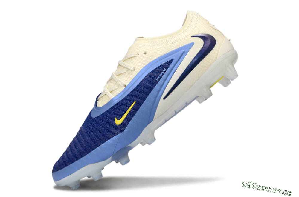 Men's Nike Phantom 6 Low Elite AG Artificial Grass Low-Tops Football Boots - Blue/Sky Blue/Navy Blue 5