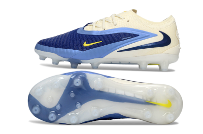 Men's Nike Phantom 6 Low Elite AG Artificial Grass Low-Tops Football Boots - Blue/Sky Blue/Navy Blue