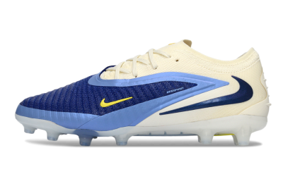 Men's Nike Phantom 6 Low Elite AG Artificial Grass Low-Tops Football Boots - Blue/Sky Blue/Navy Blue