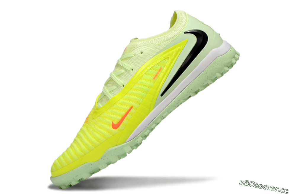 Unisex Nike Phantom 6 Low Elite TF Artificial Turf Low-Tops Football Shoes - Yellow/Neon Yellow/Black 5