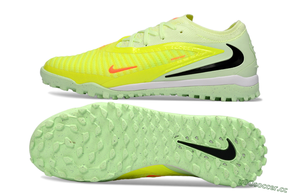 Unisex Nike Phantom 6 Low Elite TF Artificial Turf Low-Tops Football Shoes - Yellow/Neon Yellow/Black 1