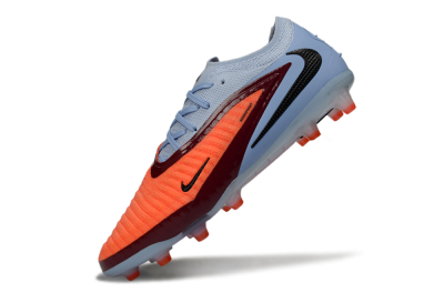 Unisex Nike Phantom 6 Elite AG Artificial Grass Low-Tops Football Boots - Red/Jade/Black