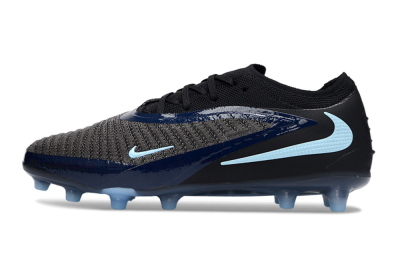 Men's Nike Phantom 6 Low Elite AG Artificial Grass Low-Tops Football Boots - Grey/Black/Jade