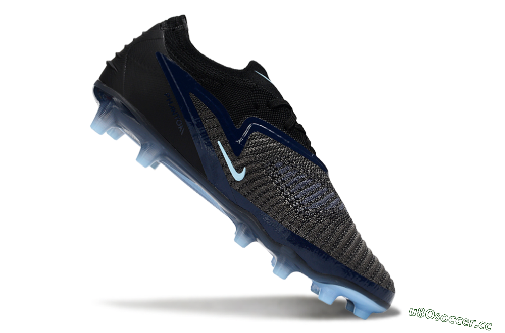 Men's Nike Phantom 6 Low Elite AG Artificial Grass Low-Tops Football Boots - Grey/Black/Jade 4