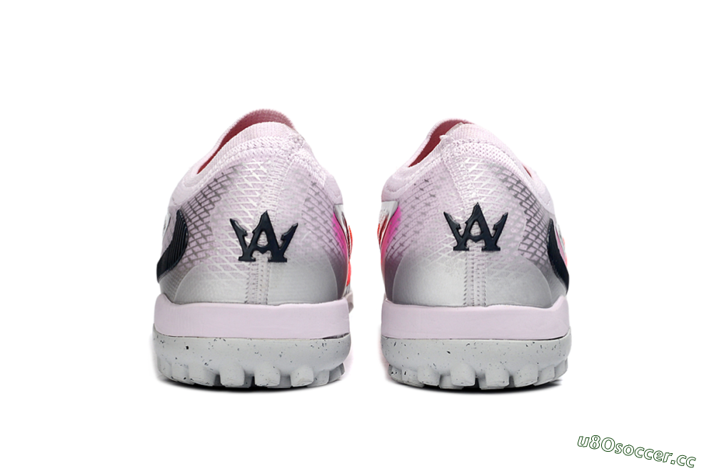 Unisex Nike Phantom 6 Low Elite TF Artificial Turf Low-Tops Football Shoes - Pink/Flamingo Pink/Steel Gray 5