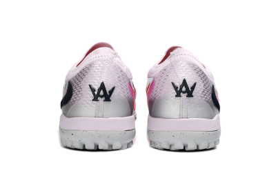 Unisex Nike Phantom 6 Low Elite TF Artificial Turf Low-Tops Football Shoes - Pink/Flamingo Pink/Steel Gray