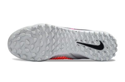 Unisex Nike Phantom 6 Low Elite TF Artificial Turf Low-Tops Football Shoes - Pink/Flamingo Pink/Steel Gray