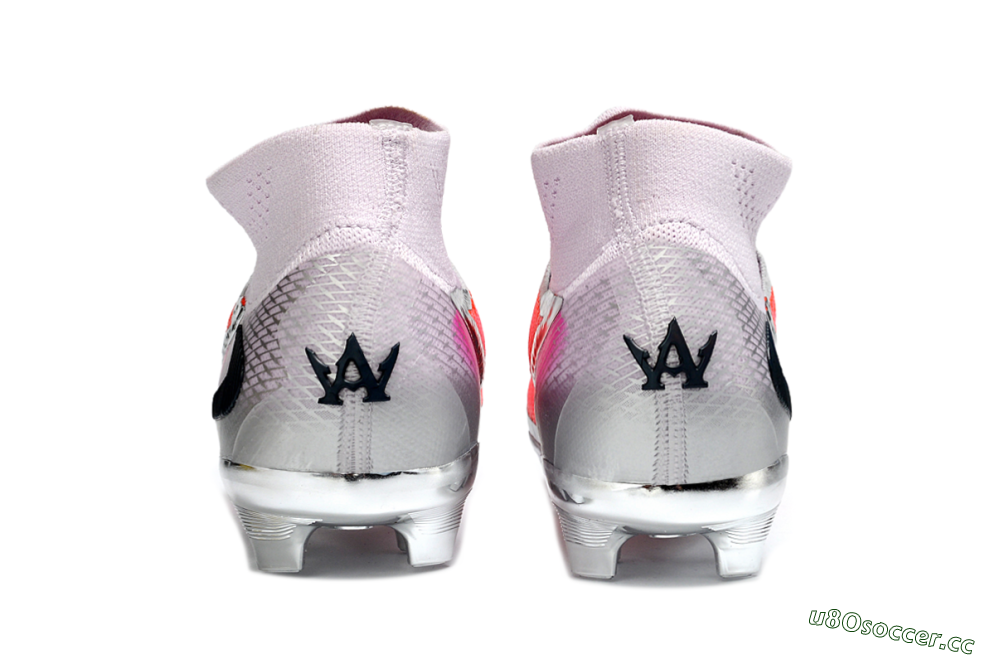 Unisex Nike Phantom 6 Elite FG Firm Ground High-Tops Football Boots - Orange/Hot Orange/Silver 5