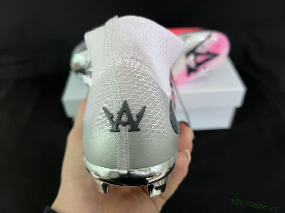 Unisex Nike Phantom 6 Elite FG Firm Ground High-Tops Football Boots - Orange/Hot Orange/Silver