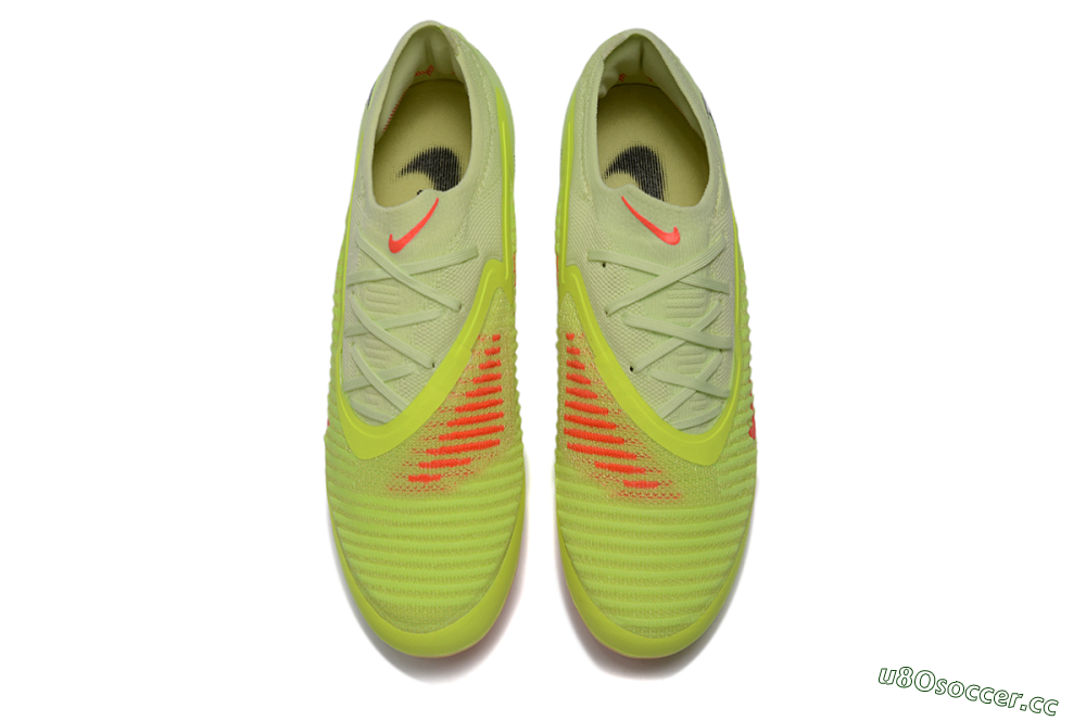 Unisex Nike Phantom 6 Low Elite FG Firm Ground Low-Tops Football Boots - Yellow/Lime Glow/Neon Coral 4