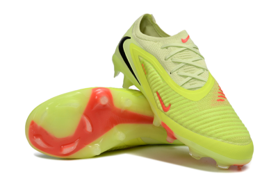 Unisex Nike Phantom 6 Low Elite FG Firm Ground Low-Tops Football Boots - Yellow/Lime Glow/Neon Coral