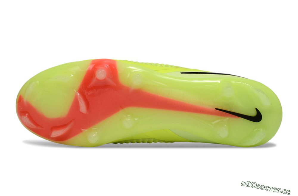 Unisex Nike Phantom 6 Low Elite FG Firm Ground Low-Tops Football Boots - Yellow/Lime Glow/Neon Coral 6