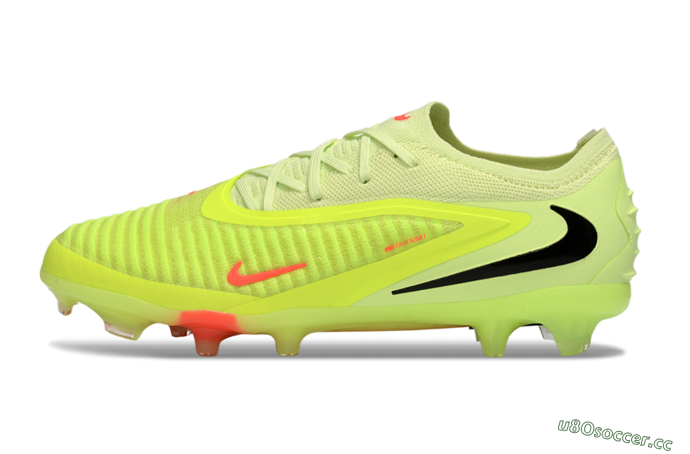 Unisex Nike Phantom 6 Low Elite FG Firm Ground Low-Tops Football Boots - Yellow/Lime Glow/Neon Coral 0