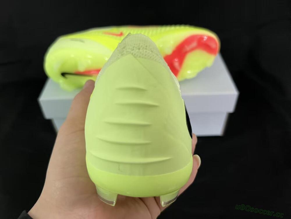 Unisex Nike Phantom 6 Low Elite FG Firm Ground Low-Tops Football Boots - Yellow/Lime Glow/Neon Coral