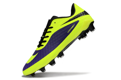 Men's Nike Hypervenom Phantom FG Firm Ground Low-Tops Football Boots - Yellow/Bright Yellow/Deep Purple