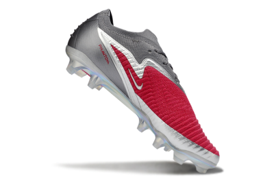 Unisex Nike Phantom 6 Low Elite FG Firm Ground Low-Tops Football Boots - Red/Crimson Red/Steel Grey