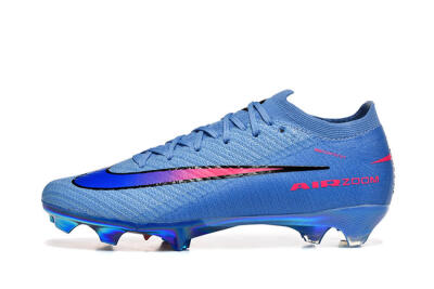 Men's Nike Air Zoom Mercurial Vapor 16 Elite FG Firm Ground Low-Tops Football Boots - Blue/Electric Blue/Radiant Pink
