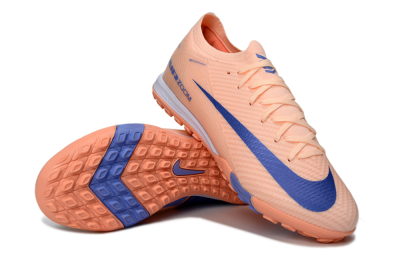 Unisex Nike Air Zoom Mercurial Vapor 16 Elite TF Artificial Turf Low-Tops Football Shoes - Peach/Sky Blue/Coral Pink
