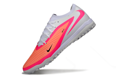 Men's Nike Phantom 6 Low Elite TF Artificial Turf Low-Tops Football Shoes - Pink/Vibrant Neon/Soft White