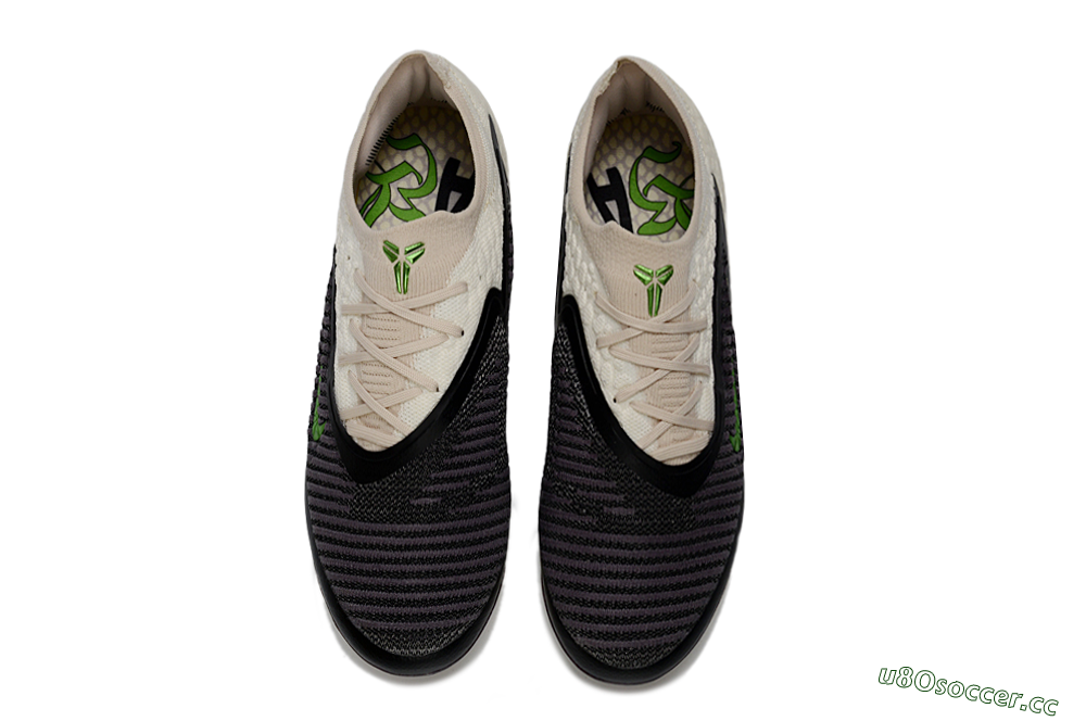 Unisex Nike Phantom 6 Low Elite AG Artificial Grass Low-Tops Football Boots - Black/Electric Green/Crimson White 4