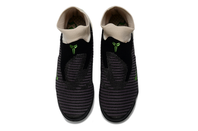 Unisex Nike Phantom 6 High Elite TF Artificial Turf High-Tops Football Shoes - Black/Electric Green/Light Tan