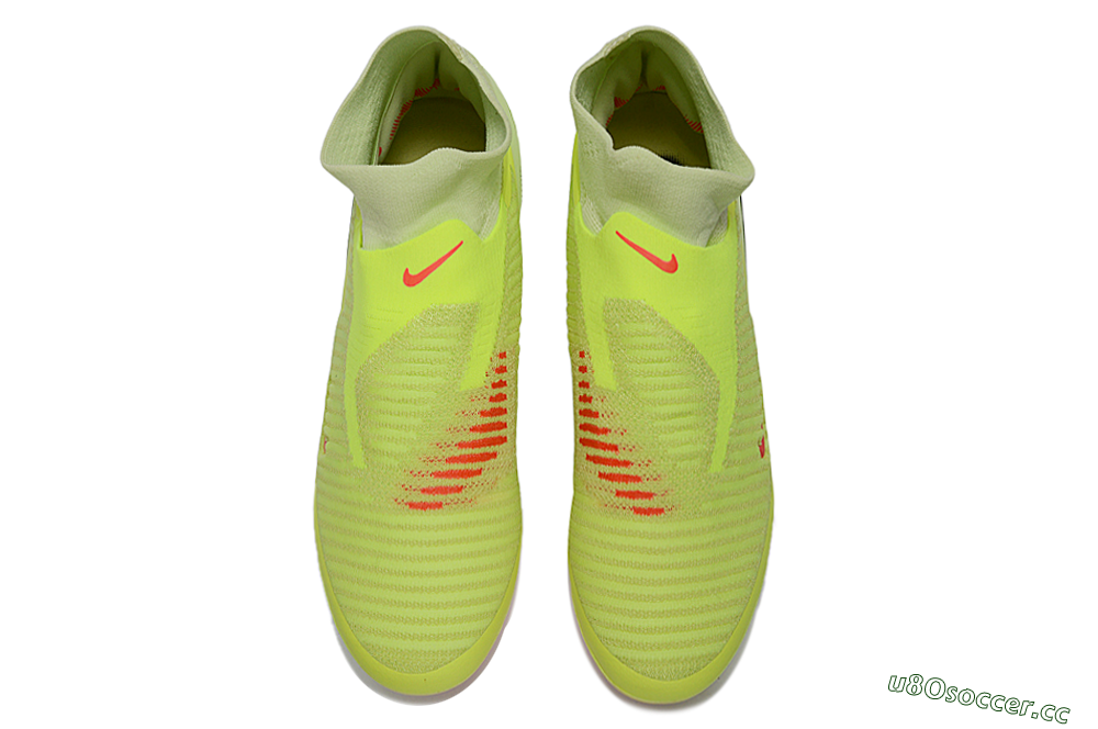 Unisex Nike Phantom 6 High Elite FG Firm Ground High-Tops Football Boots - Yellow/Neon Yellow/Black 4