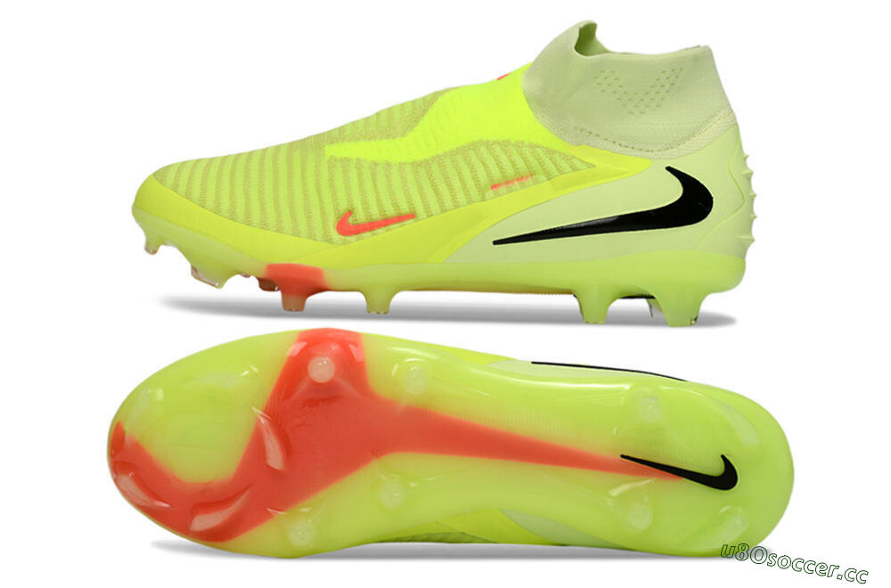 Unisex Nike Phantom 6 High Elite FG Firm Ground High-Tops Football Boots - Yellow/Neon Yellow/Black 1