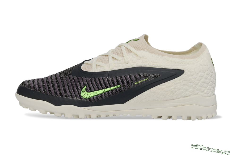 Unisex Nike Phantom 6 Low Elite TF Artificial Turf Low-Tops Football Shoes - White/Lime Green/Slate Black 0