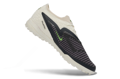 Unisex Nike Phantom 6 Low Elite TF Artificial Turf Low-Tops Football Shoes - White/Lime Green/Slate Black