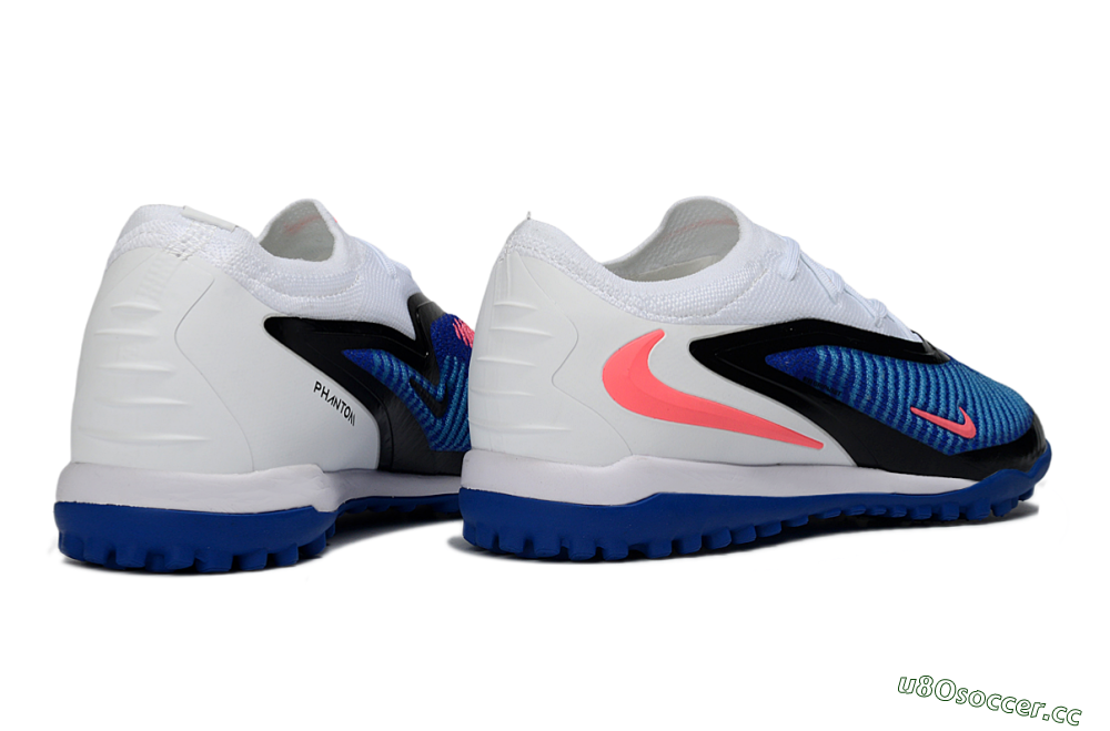Men's Nike Phantom 6 Low Elite TF Artificial Turf Low-Tops Football Shoes - Blue/Electric Blue/White Blaze 6