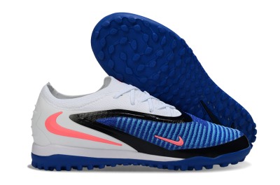 Men's Nike Phantom 6 Low Elite TF Artificial Turf Low-Tops Football Shoes - Blue/Electric Blue/White Blaze