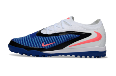 Men's Nike Phantom 6 Low Elite TF Artificial Turf Low-Tops Football Shoes - Blue/Electric Blue/White Blaze