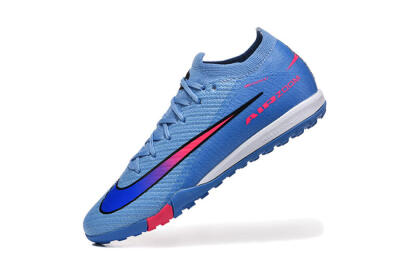 Men's Nike Air Zoom Mercurial Vapor 16 Elite TF Artificial Turf Low-Tops Football Shoes - Blue/Electric Blue/Hot Pink