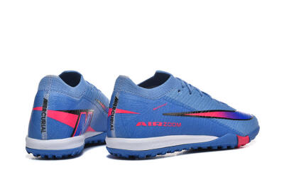 Men's Nike Air Zoom Mercurial Vapor 16 Elite TF Artificial Turf Low-Tops Football Shoes - Blue/Electric Blue/Hot Pink