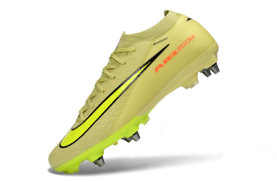 Men's Nike Air Zoom Mercurial Vapor 16 Elite SG Soft Ground Low-Tops Football Boots - Yellow/Lime Green/Neon Orange
