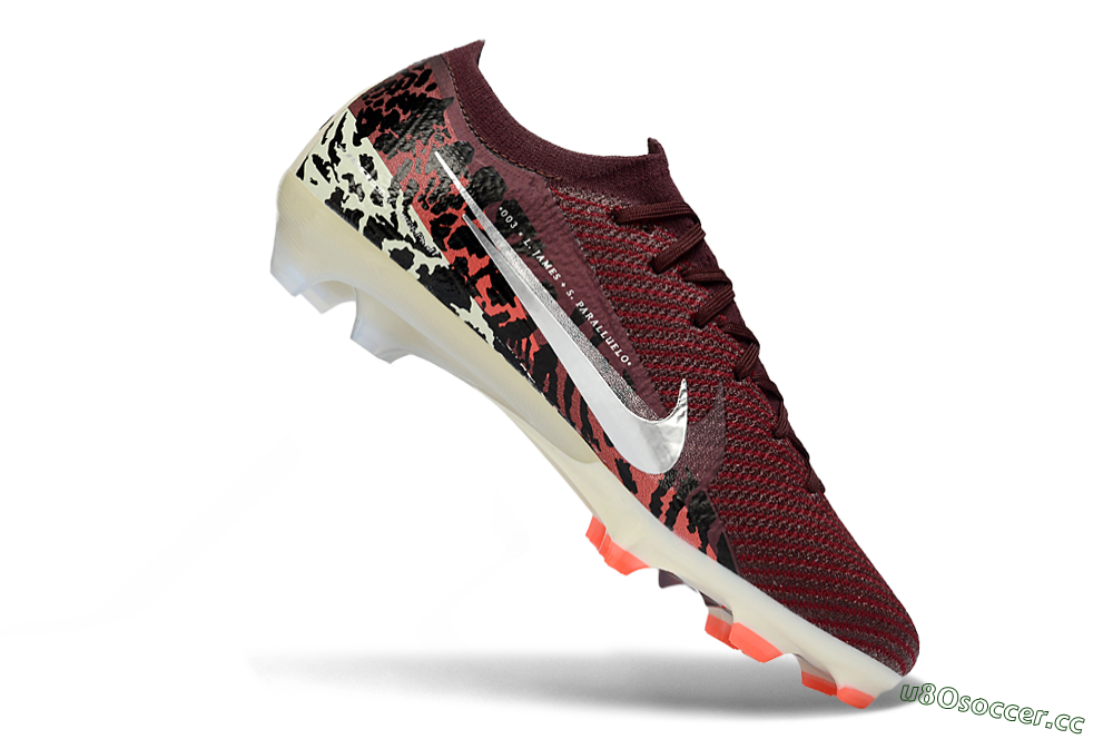 Men's Nike Air Zoom Mercurial Vapor 16 Elite FG Firm Ground Low-Tops Football Boots - Red/Crimson Blaze/Thunder Black 4