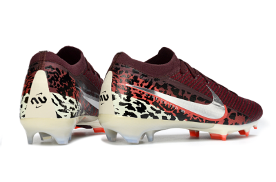 Men's Nike Air Zoom Mercurial Vapor 16 Elite FG Firm Ground Low-Tops Football Boots - Red/Crimson Blaze/Thunder Black