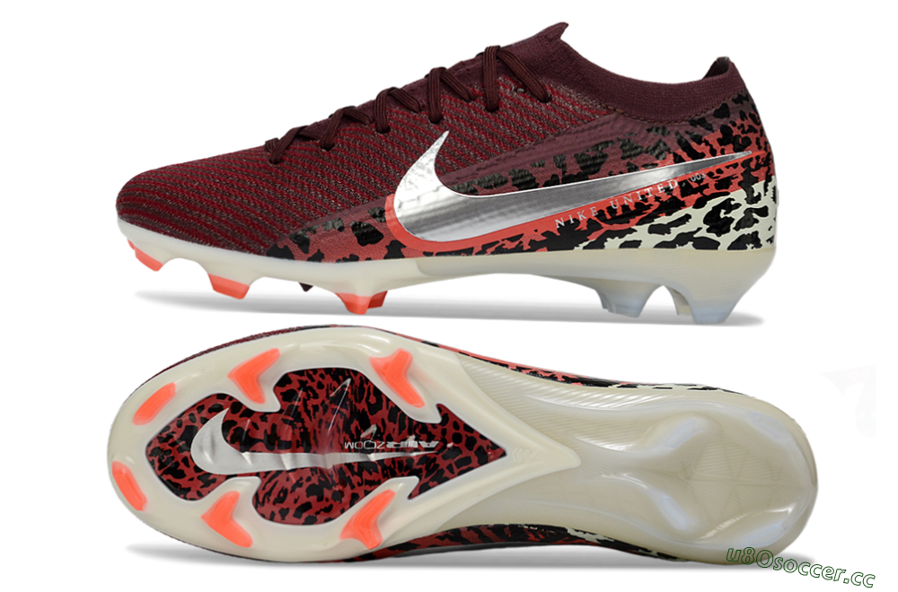 Men's Nike Air Zoom Mercurial Vapor 16 Elite FG Firm Ground Low-Tops Football Boots - Red/Crimson Blaze/Thunder Black 1