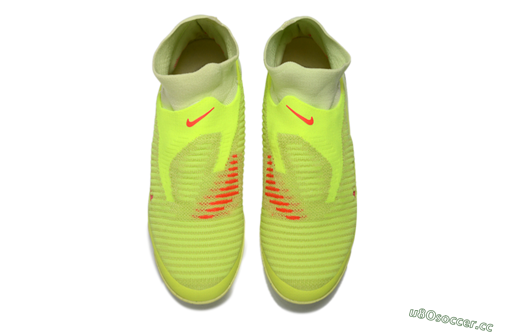 Unisex Nike Phantom 6 Elite TF Artificial Turf Low-Tops Football Shoes - Yellow/Neon Yellow/Black 4