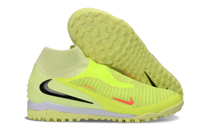Unisex Nike Phantom 6 Elite TF Artificial Turf Low-Tops Football Shoes - Yellow/Neon Yellow/Black