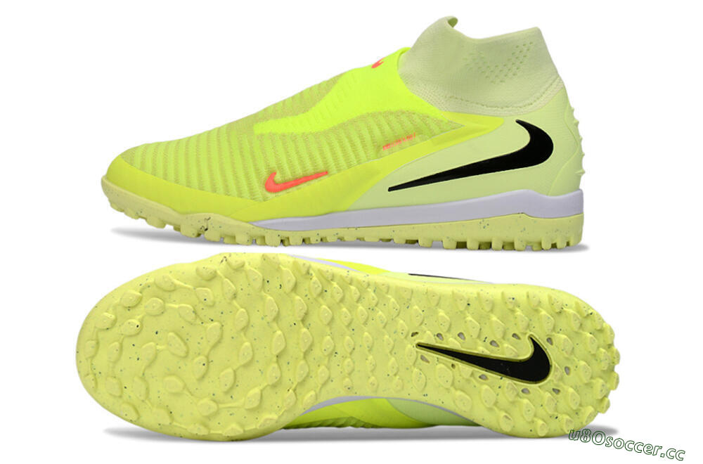 Unisex Nike Phantom 6 Elite TF Artificial Turf Low-Tops Football Shoes - Yellow/Neon Yellow/Black 1