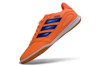 Men's Adidas Top Sala IC Indoor & Futsal Low-Tops Football Shoes - Orange/Vibrant Orange/Deep Blue