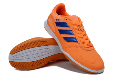 Men's Adidas Top Sala IC Indoor & Futsal Low-Tops Football Shoes - Orange/Vibrant Orange/Deep Blue