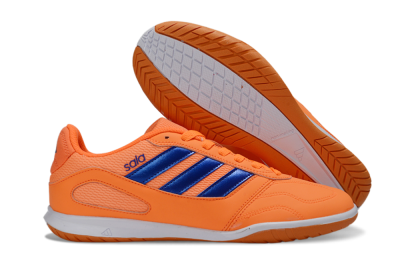 Men's Adidas Top Sala IC Indoor & Futsal Low-Tops Football Shoes - Orange/Vibrant Orange/Deep Blue