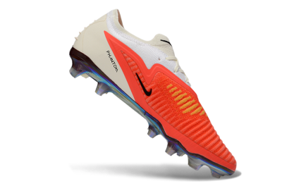 Unisex Nike Phantom 6 Low Elite FG Firm Ground Low-Tops Football Boots - Orange/Coral Highlight/Silken Cream