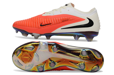 Unisex Nike Phantom 6 Low Elite FG Firm Ground Low-Tops Football Boots - Orange/Coral Highlight/Silken Cream