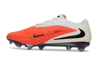 Unisex Nike Phantom 6 Low Elite FG Firm Ground Low-Tops Football Boots - Orange/Coral Highlight/Silken Cream